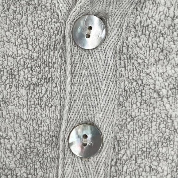 Soft Surroundings Ladies Reverse Fleece Pullover Tunic Size S Gray - Picture 3 of 8